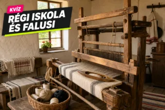 Régi iskola és falusi élet kvíz: tudod, mi hová tartozott a tanteremben és a portán?