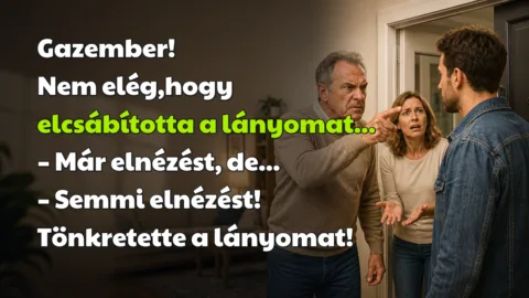 Vicc: Gazember! Nem elég,hogy elcsábította a lányomat... Gazember! Nem elég,hogy elcsábította a lányomat... – Már elnézést, de... – Semmi elnézést! Tönkretette a lányomat!