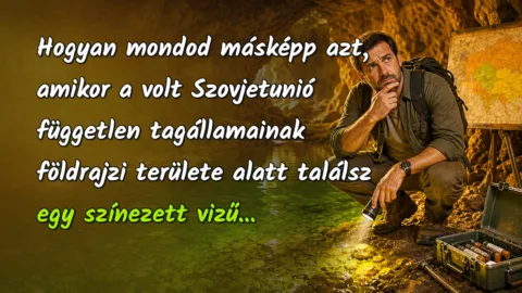 Hogyan mondod másképp azt, amikor a volt Szovjetunió független tagállamainak földrajzi területe alatt találsz egy színezett vizű...
