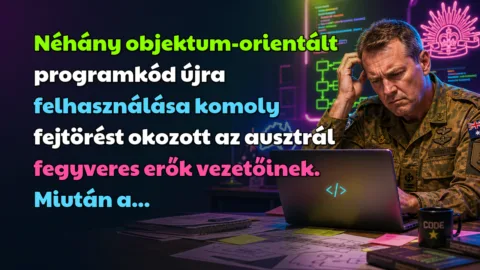 Néhány objektum-orientált programkód újra felhasználása komoly fejtörést okozott az ausztrál fegyveres erők vezetőinek. Miután a...