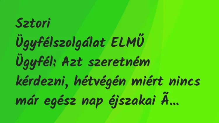 Viccek: Sztori… Viccek: Sztori…
