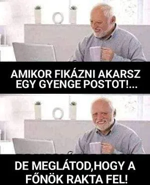 Amikor fikázni akarsz egy gyenge postot... Amikor fikázni akarsz egy gyenge postot...