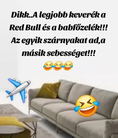 A legjobb keverék a Red Bull és a babfőzelék...