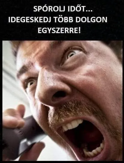 Spórol időt...