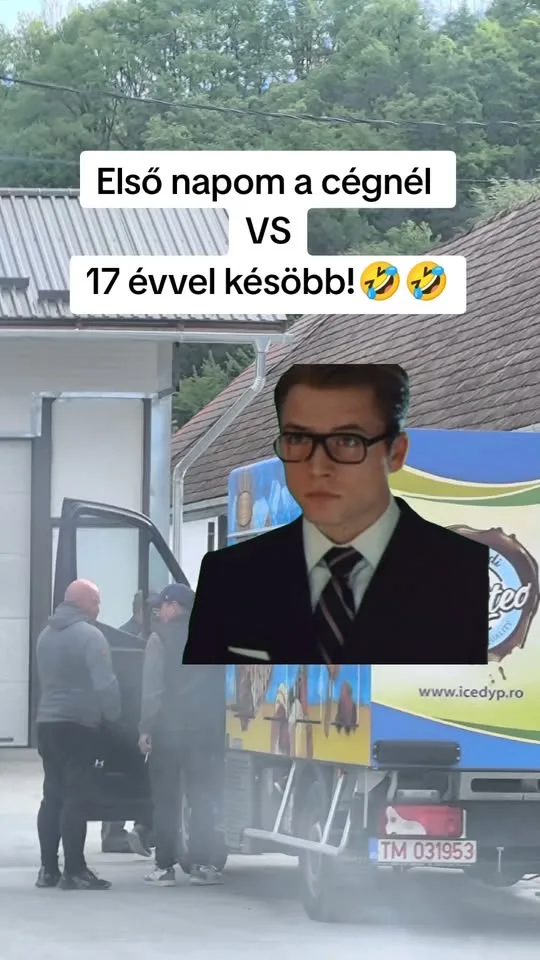 Első napom a cégnél vs 17 évvel később Első napom a cégnél vs 17 évvel később