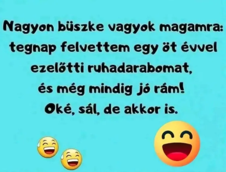 Nagyon büszke vagyok magamra... Nagyon büszke vagyok magamra...