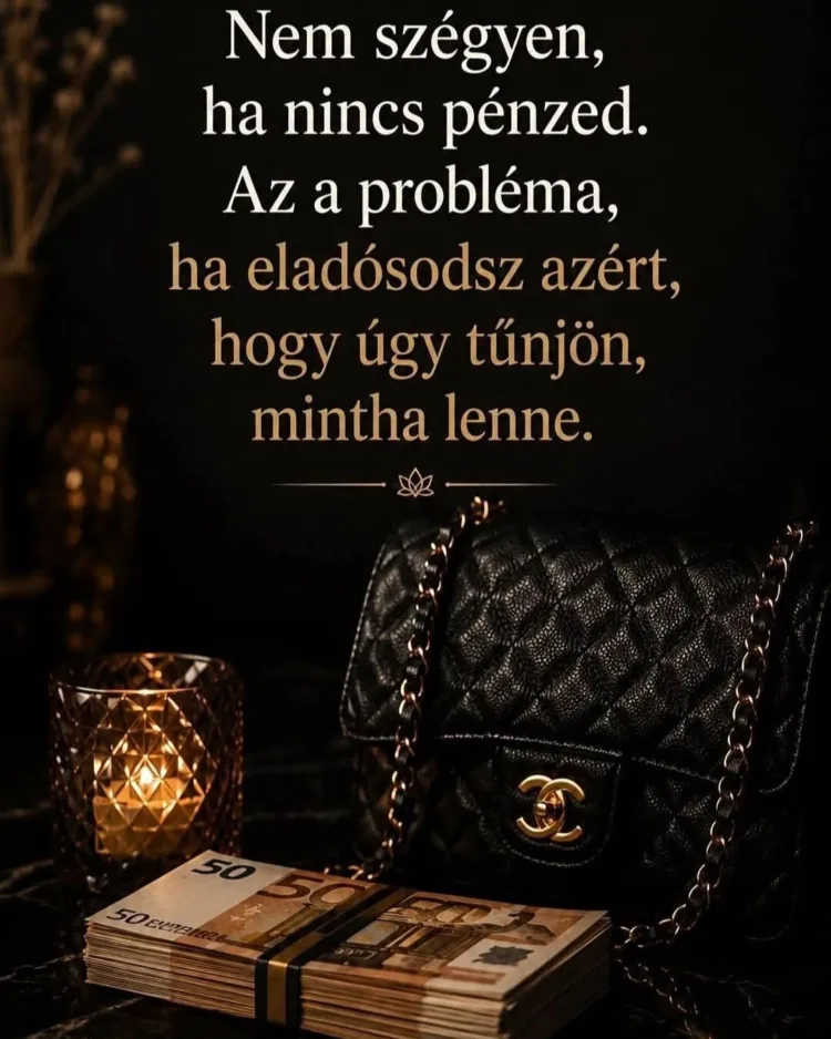 Nem szégyen, ha nincs pénzed... Nem szégyen, ha nincs pénzed...