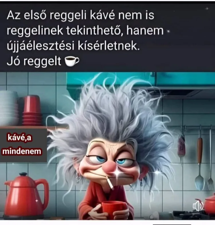 Az első reggeli kávé nem is reggelinek tekinthető... Az első reggeli kávé nem is reggelinek tekinthető...
