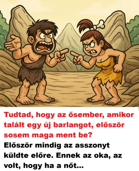 Vicc: Tudtad, hogy az ősember, amikor talált egy új barlangot…