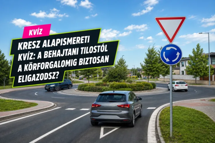 KRESZ alapismereti kvíz: a Behajtani tilostól a körforgalomig biztosan eligazodsz? KRESZ alapismereti kvíz: a Behajtani tilostól a körforgalomig biztosan eligazodsz?