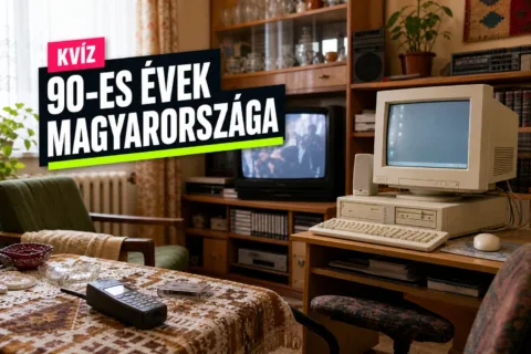 Kvíz: 90-es évek Magyarországa – Blikktől a mobilig mi lett mindennapos?
