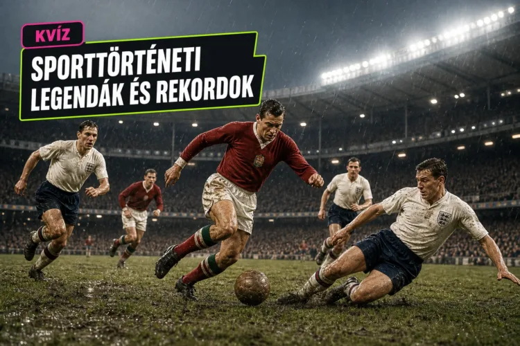 Kvíz: sporttörténeti rekordok és legendák – az első olimpiától a 6:3-ig meglesz a 7/10? Kvíz: sporttörténeti rekordok és legendák – az első olimpiától a 6:3-ig meglesz a 7/10?