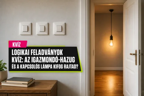 Logikai feladványok kvíz: az igazmondó-hazug és a kapcsolós lámpa kifog rajtad?