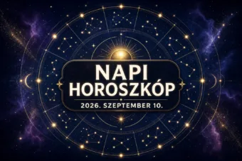 Napi horoszkóp szeptember 10.: Két jegy ma lezárhat valamit és