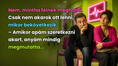 Nem, mintha félnék meghalni. Csak nem akarok ott lenni, mikor bekövetkezik. – Amikor apám szeretkezni akart, anyám mindig megmutatta...