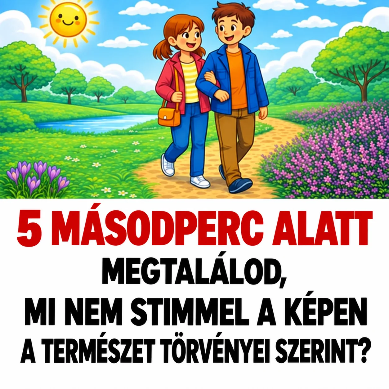 Rejtvény: 5 másodperc alatt megtalálod, mi nem stimmel a képen