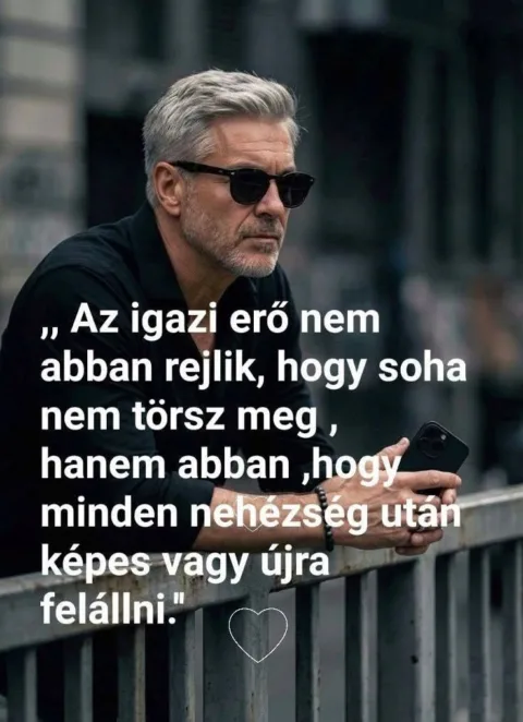Az igazi erő nem abban rejlik...