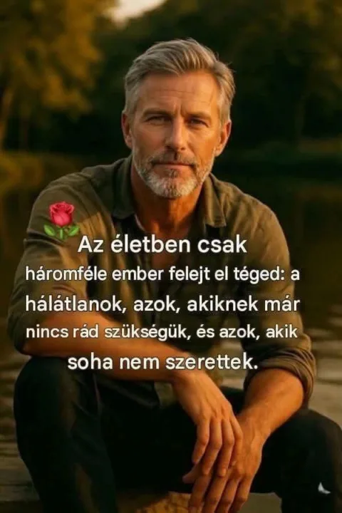 Az életben csak háromféle ember felejt el téged...