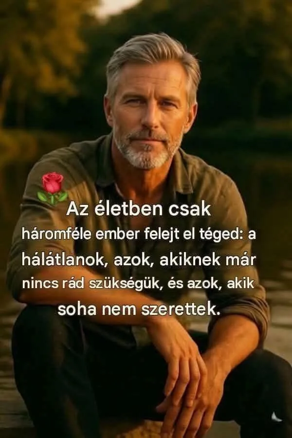 Az életben csak háromféle ember felejt el téged... Az életben csak háromféle ember felejt el téged...