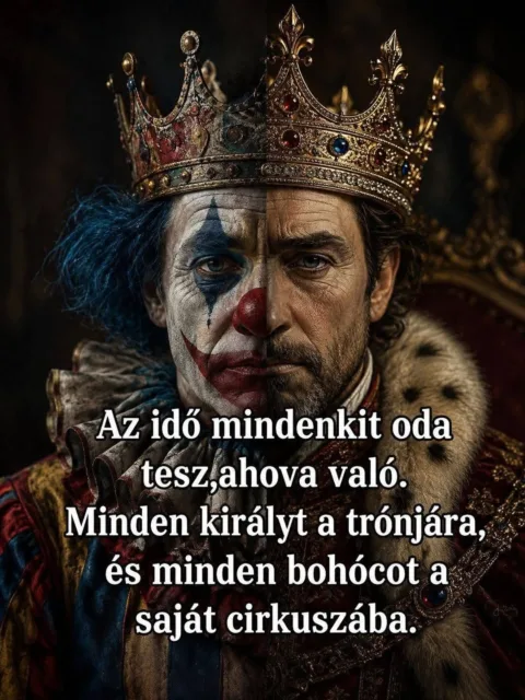 Az idő mindenkit oda tesz, ahova való...