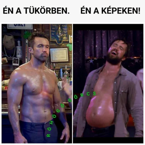 Én a tükörben. Én a képeken!