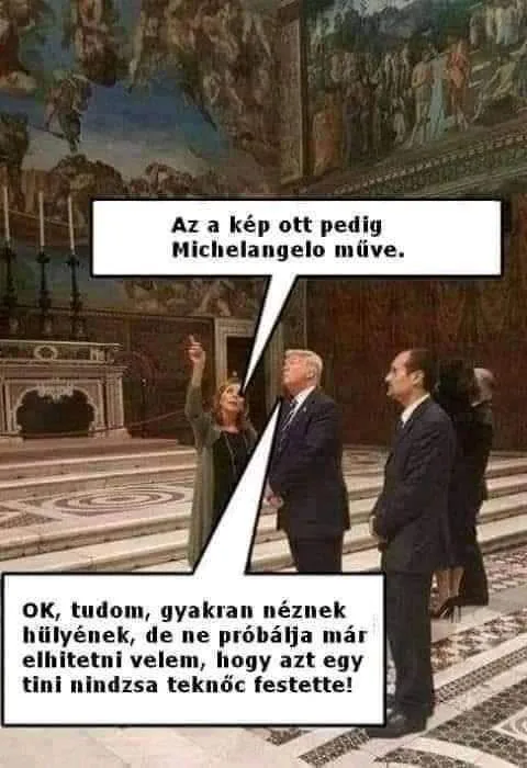 Az a kép ott pedig Michelangelo műve... Az a kép ott pedig Michelangelo műve...