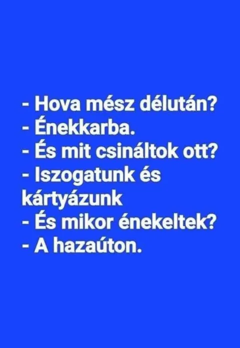 Hova mész délután?