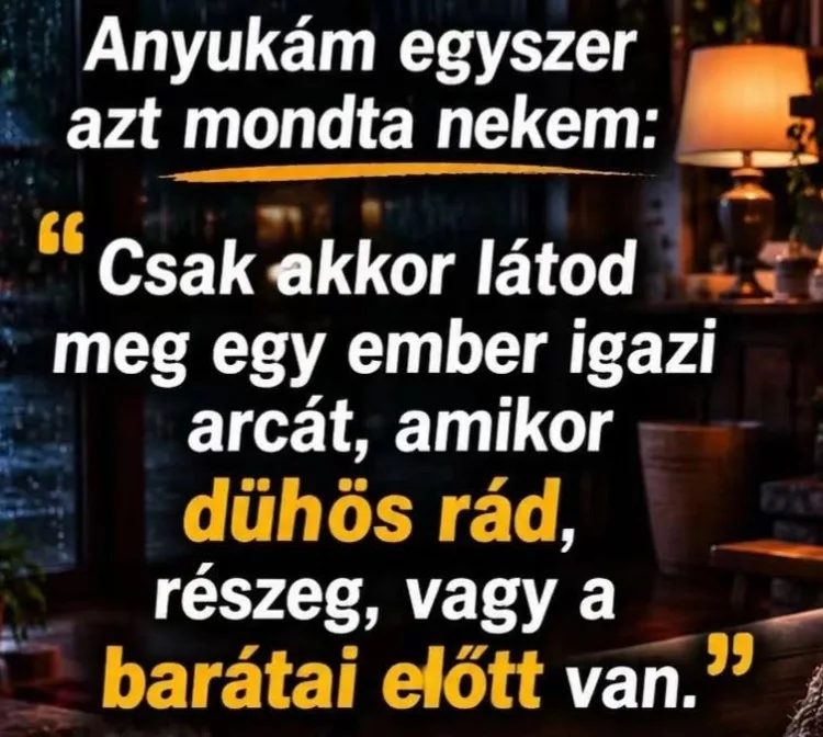 Anyukám egyszer azt mondta nekem... Anyukám egyszer azt mondta nekem...