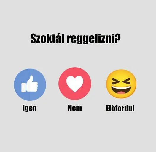 Szoktál reggelizni? Szoktál reggelizni?