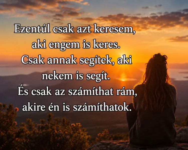Ezentúl csak azt keresem, aki engem is keres... Ezentúl csak azt keresem, aki engem is keres...