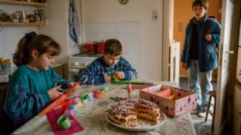 A papírlánc elszakadt, de a kilencvenes évekbeli születésnap mégis tökéletes lett