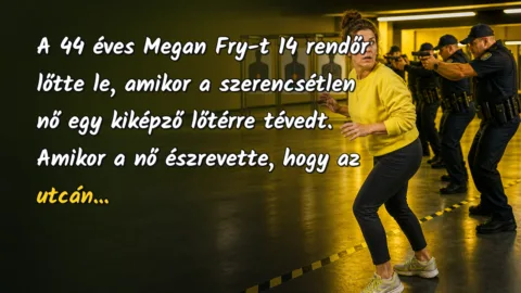 A 44 éves Megan Fry-t 14 rendőr lőtte le, amikor a szerencsétlen nő egy kiképző lőtérre tévedt. Amikor a nő észrevette, hogy az utcán...