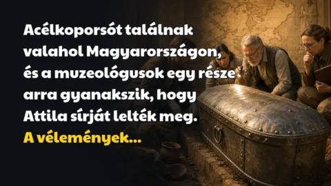 Acélkoporsót találnak valahol Magyarországon, és a muzeológusok egy része arra gyanakszik, hogy Attila sírját lelték meg. A vélemények...