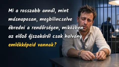 Mi a rosszabb annál, mint másnaposan, megbilincselve ébredni a rendőrségen, miközben az előző éjszakáról csak halvány emlékképeid vannak?
