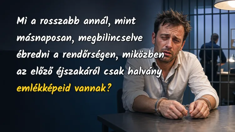Vicc: Mi a rosszabb annál, mint másnaposan, megbilincselve ébredni... Mi a rosszabb annál, mint másnaposan, megbilincselve ébredni a rendőrségen, miközben az előző éjszakáról csak halvány emlékképeid vannak?